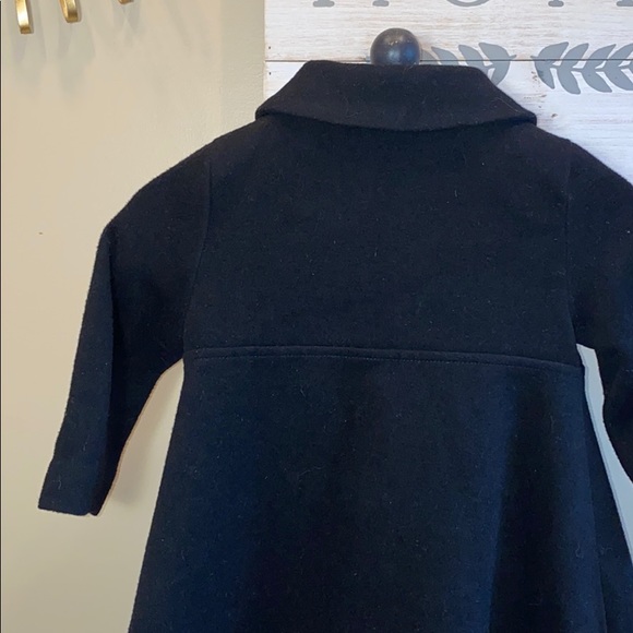 GYMBOREE, BLACK WOOL 18-24 MO COAT - Picture 4 of 5